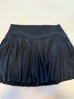aerie Black Pleated Skort